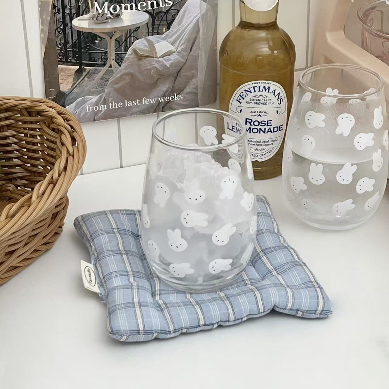 Cute Miffy Rabbit Printed Glas - Coffee Tea & Espresso Appliances review and price