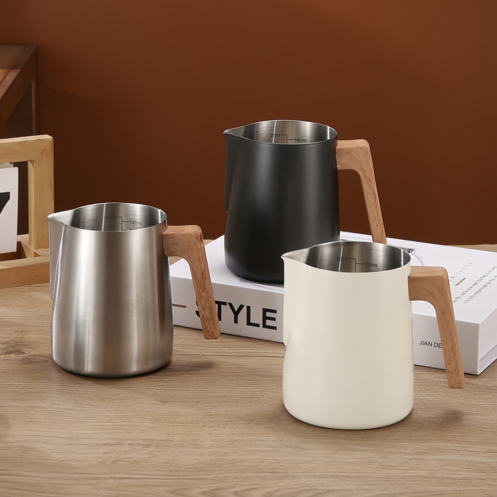 Coffee Milk Frothing Pitcher J - Barista Milk Jug review and price