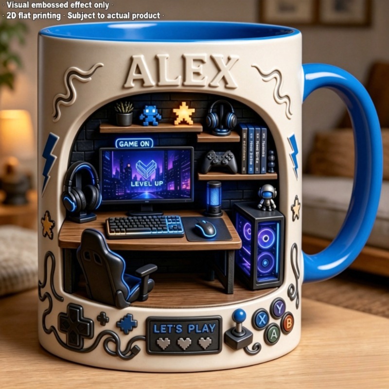 Esports Themed Mug with Cerami - Coffee Tea Name review and price