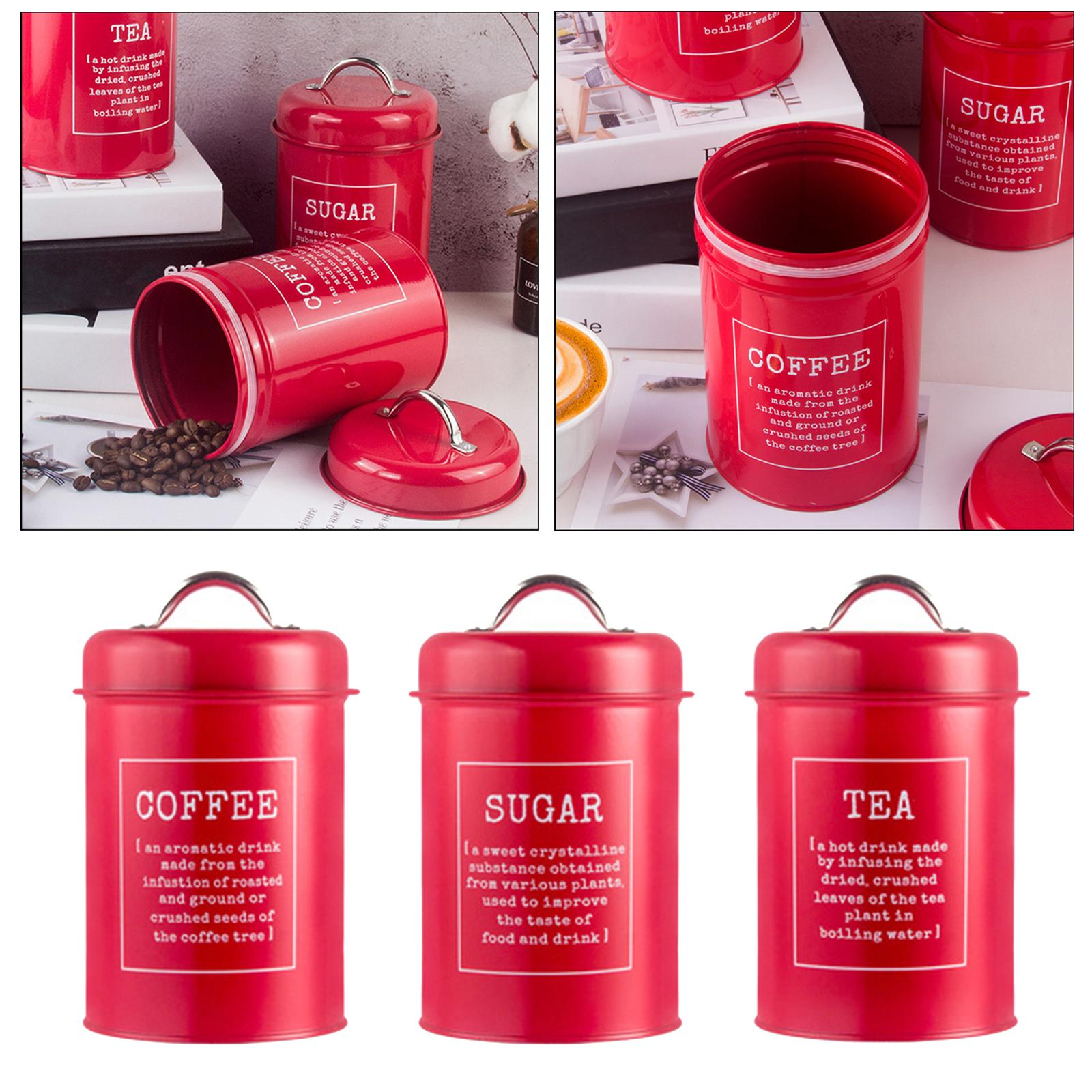 3pcs 1200ml Airtight Kitchen C - Coffee Tea And Sugar Set review and price