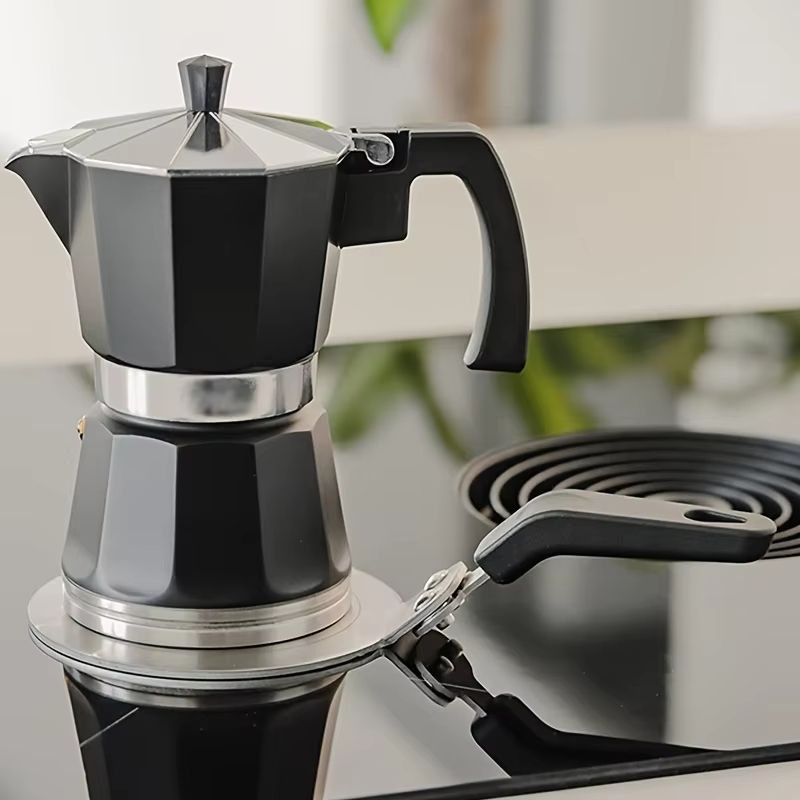 1Pcs 13cm 5.12in Steel Inducti - Moka Pot Stove review and price