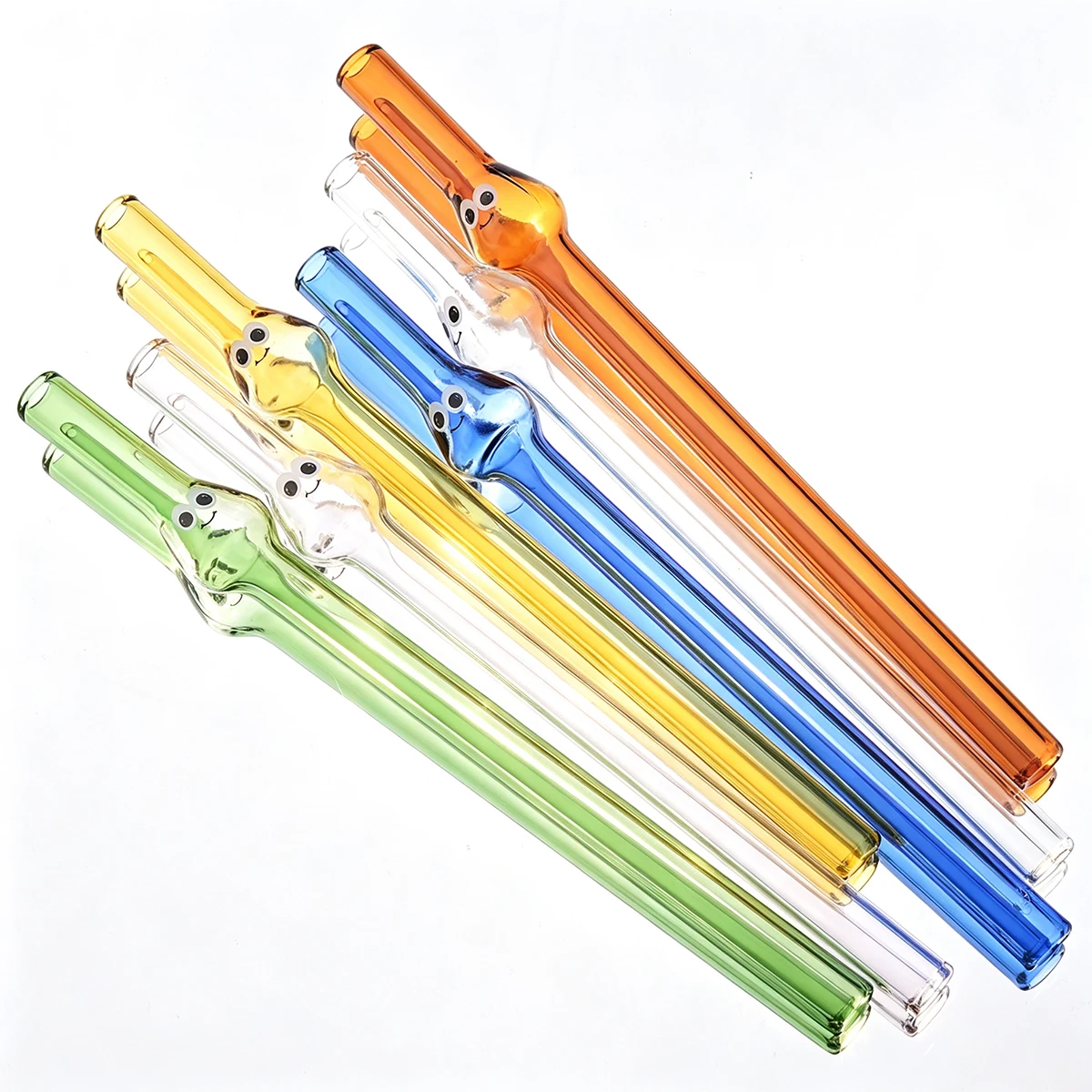 4pcs Wide 12mm Glass Straw Set - Coffee Tea And Sugar Set review and price