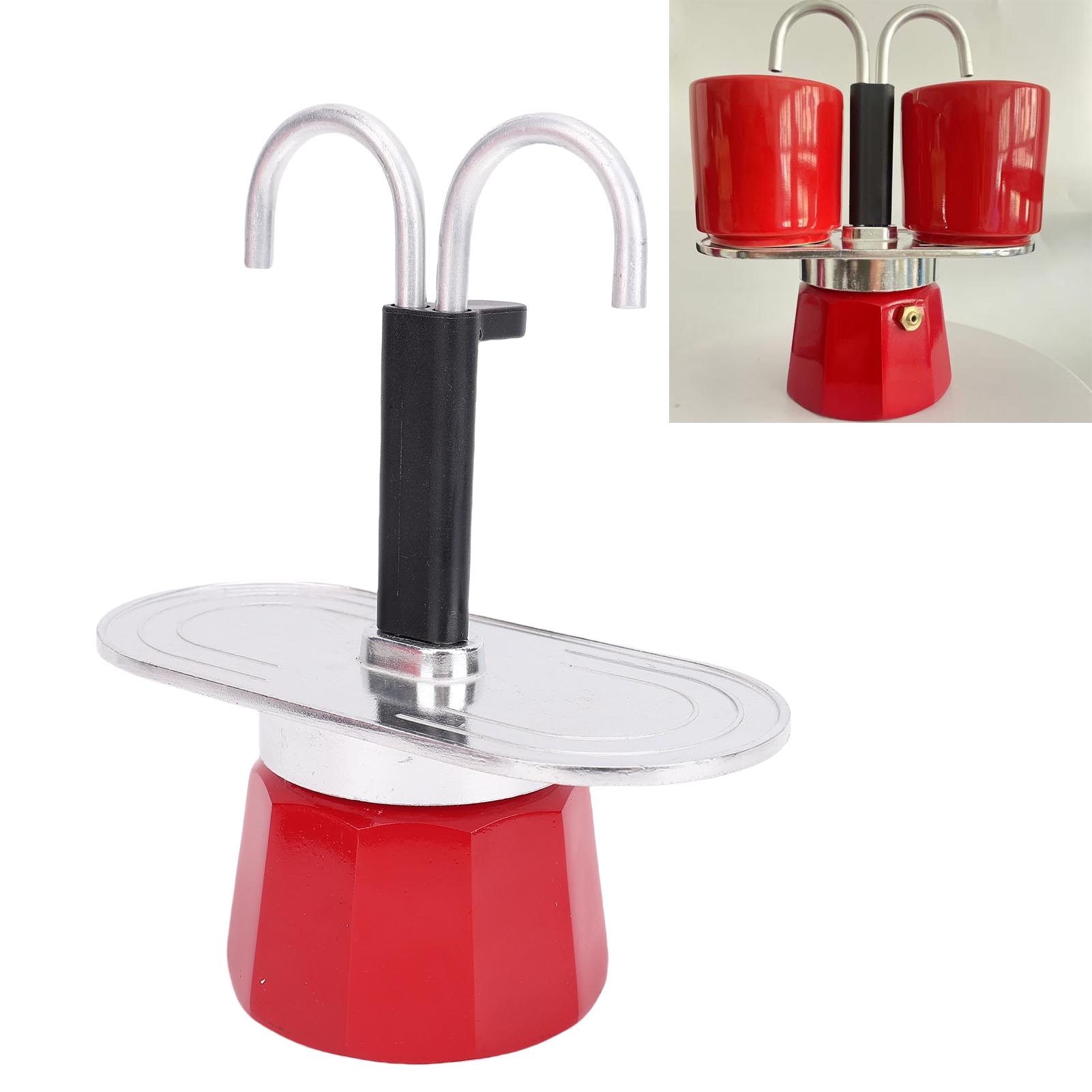 Double Cup Coffee Pot  2 Cups  - Moka Pot Stove review and price